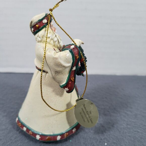 Ashton Drake Thomas Kinkade Old World Christmas Santa Ornament Journey's End - Picture 5 of 9